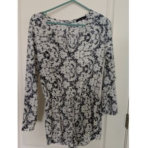 Honey Punch Patterned Romper